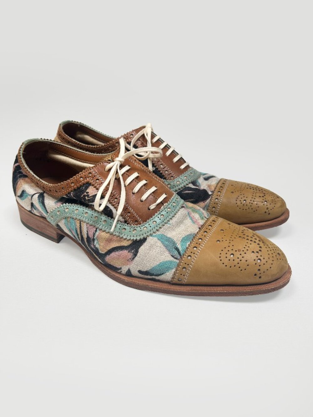 John Fluevog The Gateways Wingtip Oxford Spectator Shoes Mens 9.5 Women 11